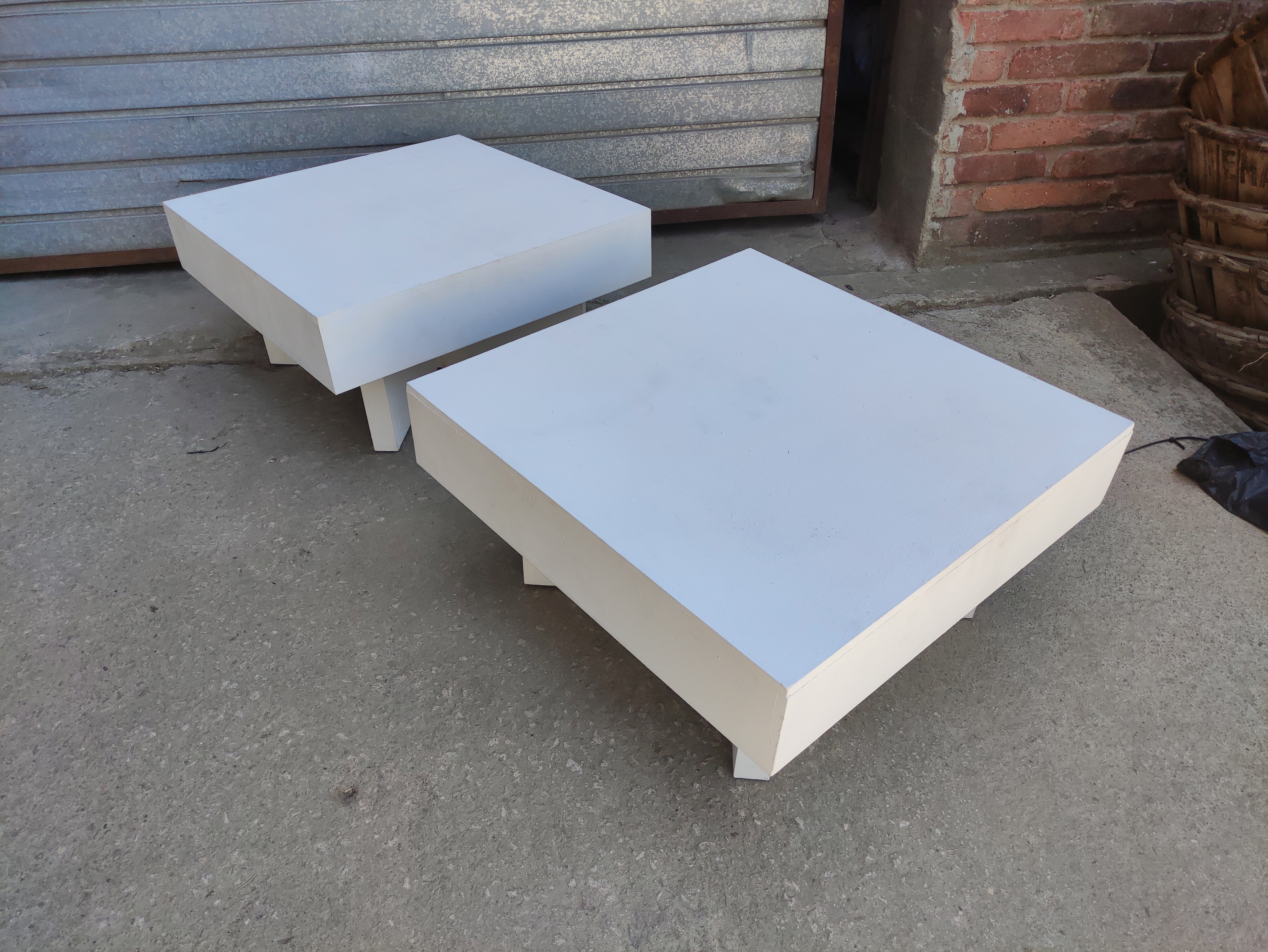 banco ficticio madera 30x200x60 2u 30.5x60x60 2u